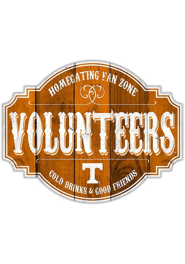 Tennessee Volunteers 24 Inch Homegating Tavern Sign - Orange