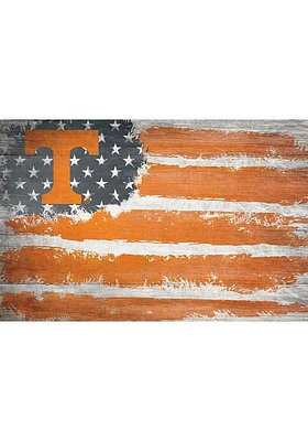 Tennessee Volunteers Flag 17x26 Sign - Orange