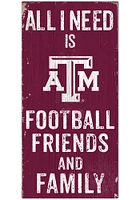 Texas A&M Aggies Football Friends and Family Sign - Maroon