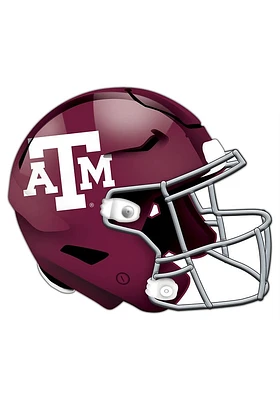 Texas A&M Aggies 24in Helmet Cutout Sign - Maroon