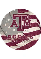 Texas A&M Aggies 24in Flag Circle Sign - Maroon