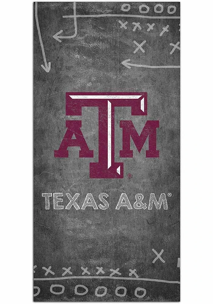 Texas A&M Aggies Chalk Playbook Sign - Maroon