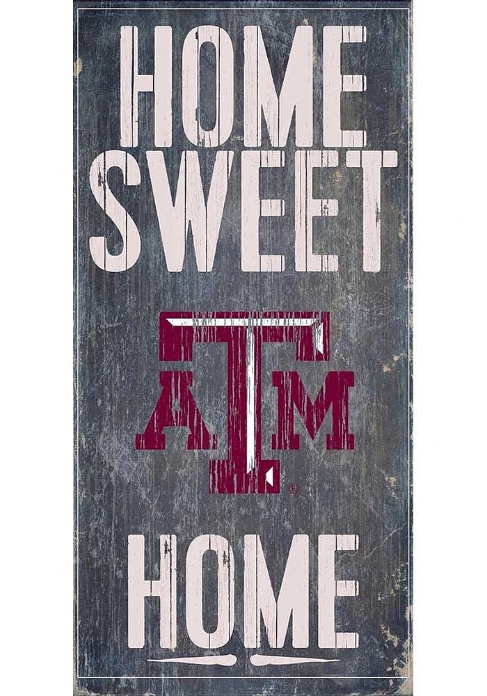 Texas A&M Aggies Home Sweet Home Sign - Maroon