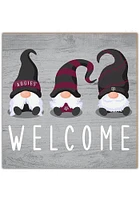 Texas A&M Aggies Welcome Gnomes Sign - Maroon