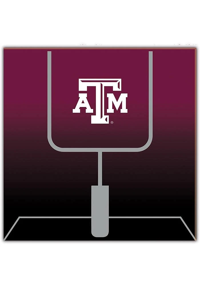 Texas A&M Aggies Goal Gradient Sign - Maroon