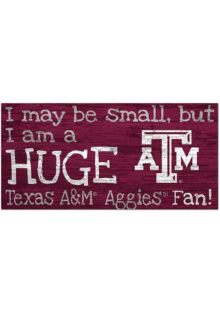 Texas A&M Aggies Huge Fan Sign - Maroon