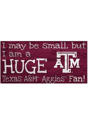Texas A&M Aggies Huge Fan Sign - Maroon