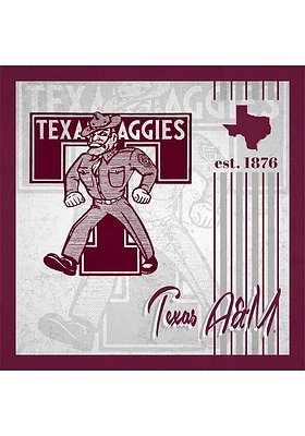 Texas A&M Aggies Album Sign - Maroon