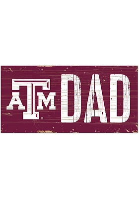 Texas A&M Aggies DAD Sign - Maroon
