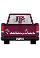 Texas A&M Aggies Truck Back Cutout Sign - Maroon