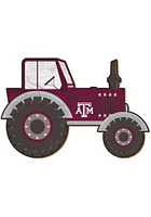 Texas A&M Aggies Tractor Cutout Sign - Maroon