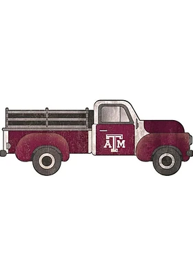 Texas A&M Aggies 15 Inch Truck Sign - Maroon
