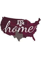 Texas A&M Aggies USA Shape Cutout Sign - Maroon