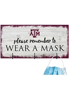Texas A&M Aggies Please Wear Your Mask Sign - Maroon