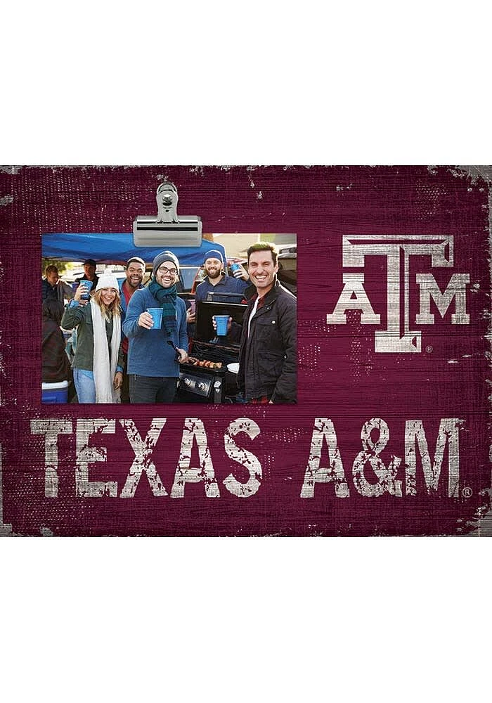 Texas A&M Aggies Team Clip Picture Frame - Maroon