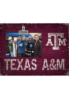 Texas A&M Aggies Team Clip Picture Frame - Maroon
