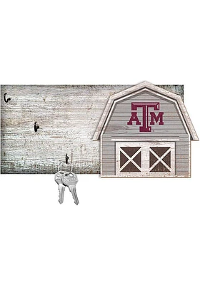 Texas A&M Aggies Team Barn Key Holder Sign - Maroon