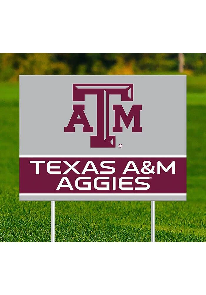 Texas A&M Aggies Team Yard Sign - Maroon