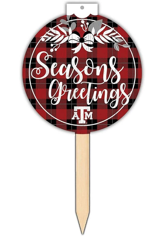 Texas A&M Aggies Seasons Greetings Sign - Maroon
