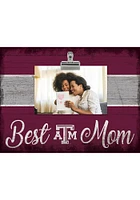 Texas A&M Aggies Best Mom Clip Picture Frame - Maroon