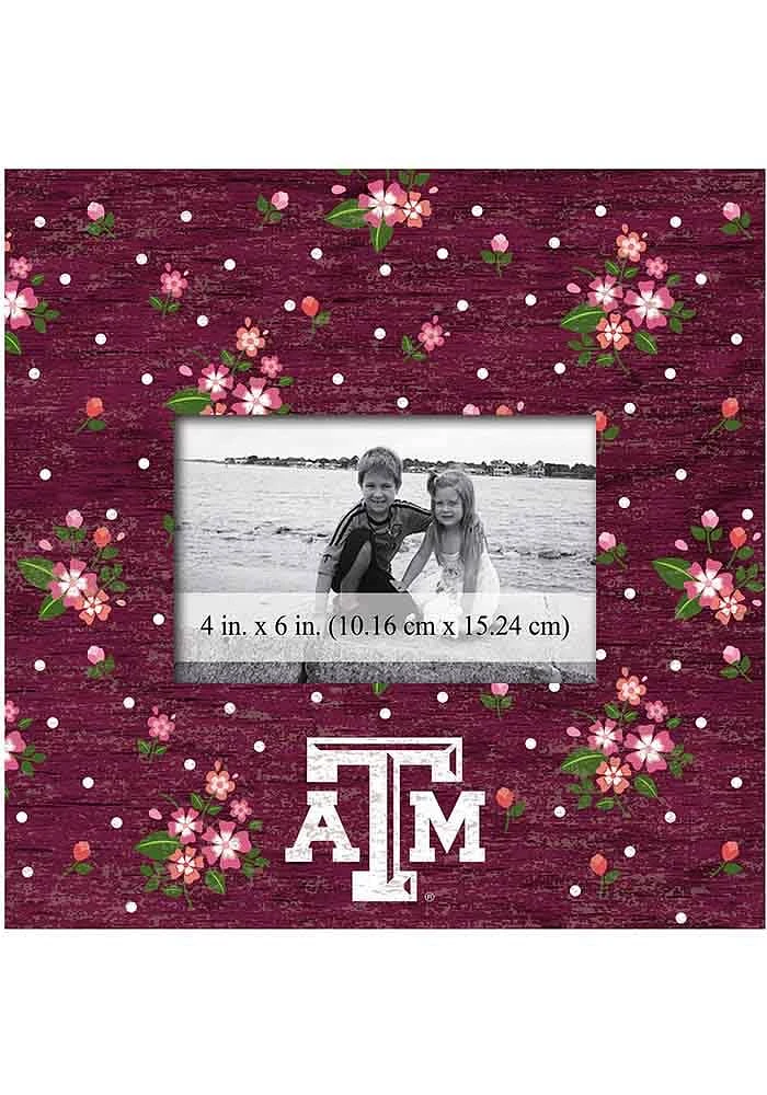 Texas A&M Aggies Floral Picture Frame