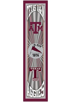 Texas A&M Aggies Throwback Sign - Maroon