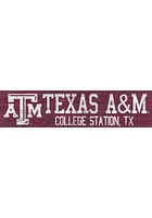 Texas A&M Aggies 6x24 Sign - Maroon
