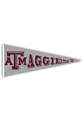 Texas A&M Aggies Wood Pennant Sign - Maroon