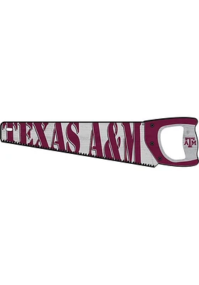 Texas A&M Aggies Wood Handsaw Sign - Maroon
