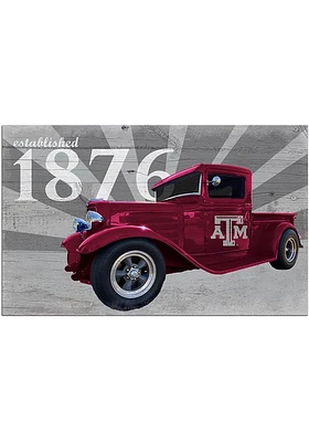 Texas A&M Aggies Established Truck Sign - Maroon