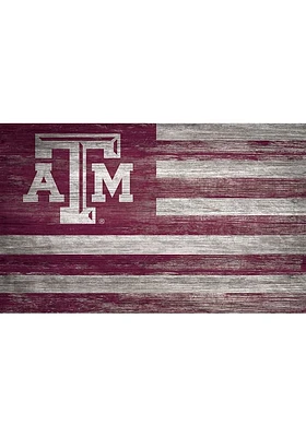 Texas A&M Aggies Distressed Flag Picture Frame - Maroon
