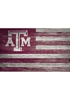 Texas A&M Aggies Distressed Flag Picture Frame - Maroon