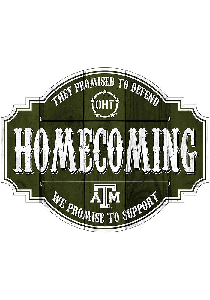 Texas A&M Aggies OHT 24in Homecoming Tavern Sign - Maroon
