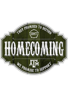 Texas A&M Aggies OHT 24in Homecoming Tavern Sign - Maroon