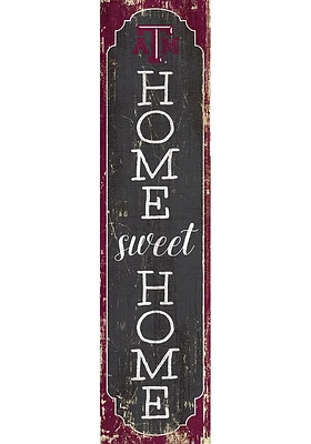 Texas A&M Aggies 48 Inch Home Sweet Home Leaner Sign - Maroon