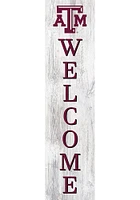 Texas A&M Aggies 48 Inch Welcome Leaner Sign - Maroon