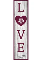 Texas A&M Aggies 48 Inch Love Leaner Sign - Maroon