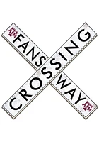Texas A&M Aggies 48 Inch Fans Way Crossing Wall Art
