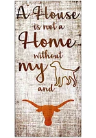 Texas Longhorns A House is not a Home Sign - Burnt Orange