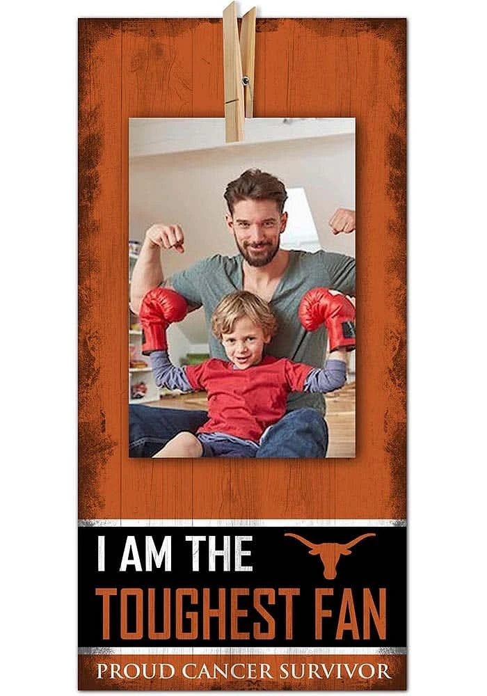 Texas Longhorns The Toughest Fan Sign - Burnt Orange