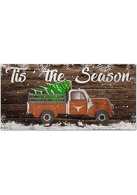 Texas Longhorns Tis the Season 6x12 Sign - Burnt Orange