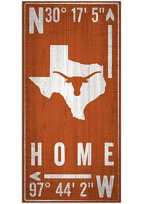 Texas Longhorns Coordinate Sign - Burnt Orange