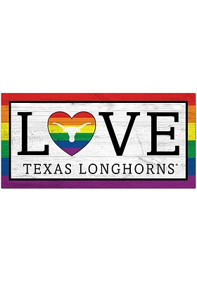Texas Longhorns LGBTQ Love Sign - Burnt Orange