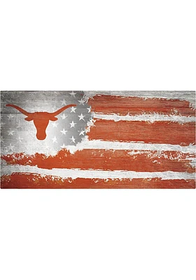 Texas Longhorns Flag 6x12 Sign - Burnt Orange