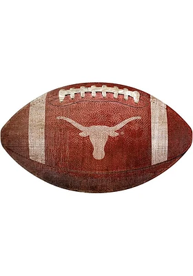 Texas Longhorns Baseball Shaped Sign - Burnt Orange