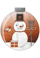 Texas Longhorns Snowglobe 12 Inch Sign - Burnt Orange
