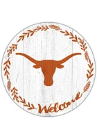 Texas Longhorns Welcome Circle Sign - Burnt Orange