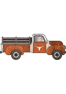 Texas Longhorns 15 Inch Truck Sign - Burnt Orange