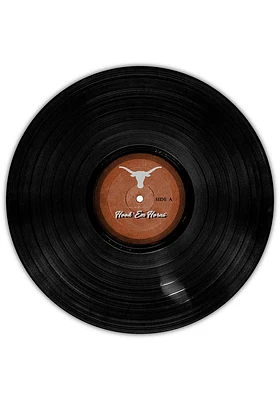 Texas Longhorns 12 Inch Vinyl Circle Sign - Burnt Orange