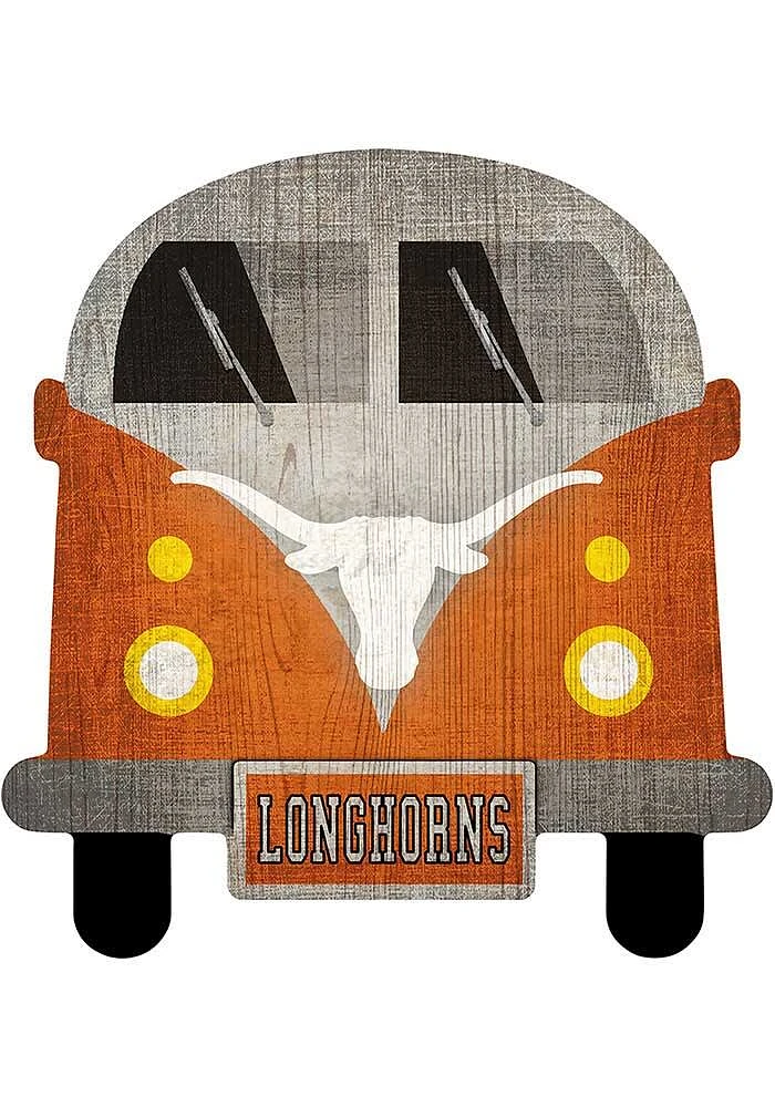 Texas Longhorns Team Bus Sign - Burnt Orange